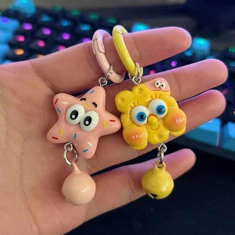 Product Introduction of Dây Chuyền Chìa Khóa SpongeBob Patrick Star, Mặt Dây Chuyền Hoạt Hình Dễ Thương, Phụ Kiện Ba Lô Cho Bé Gái, Quà Tặng Bạn Thân, Cầm Tay, Phát Hành Mới Năm 2025 9