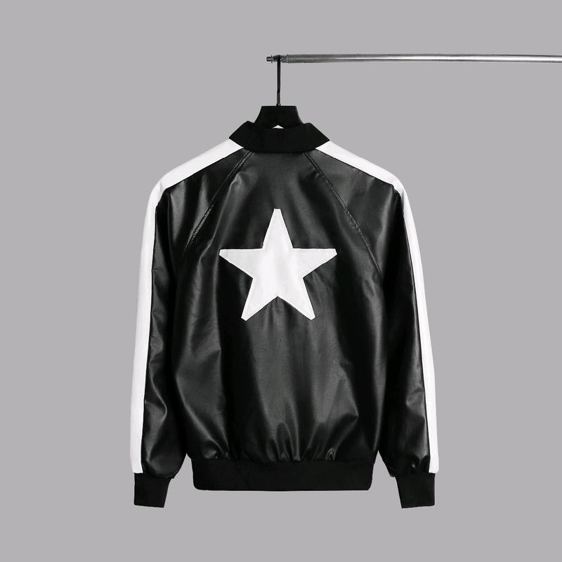 áo khoác da bomber ngôi sao  .hàng có bảo hành. Nam . nữ .