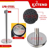 Gambar Tiang Pembatas Antrian Antrean Pita Stainless Steel Queue Line Pole Railing Stand 2 3 meter LPB-Steel Papan Display Sign Frame A3 Extend Biru Black Hijau Hitam Kuning Stiker - Steel-200Red, Steel Vertikal dari Foyu Photo Kota Surabaya 4 Tokopedia