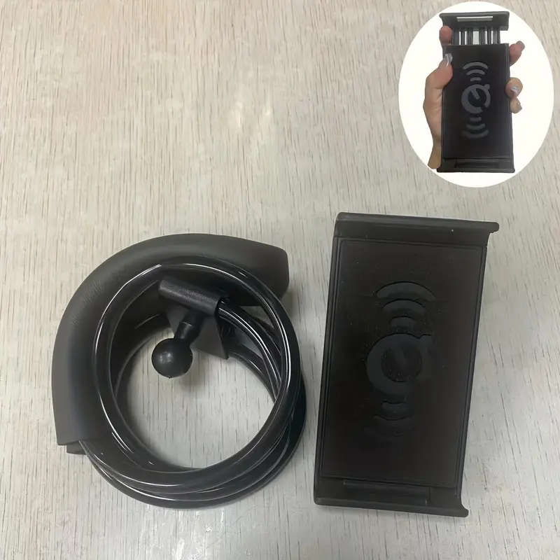 360 Degree Rotatable Neck Phone Holder, Hands-free Mobile Phone Bracket, Flexible Adjustable Phone Holder for Home Office 2