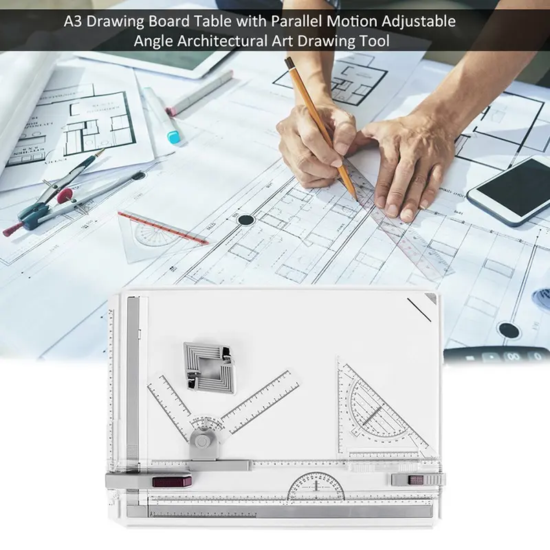 Meja Gambar Arsitek A3 Peralatan Melukis Drawing Rapid A3 Professional Drawing Board 6