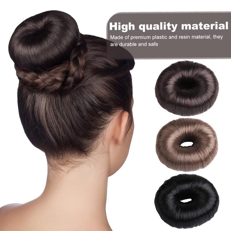New Wig Donut Headband Women Hair Accessories Girl Magic Hair Bun Maker Bud…