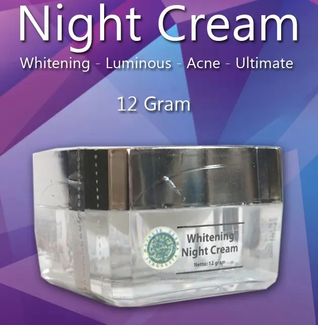 Night Cream Krim Malam Perawan Wajah Skincare Mencerahkan