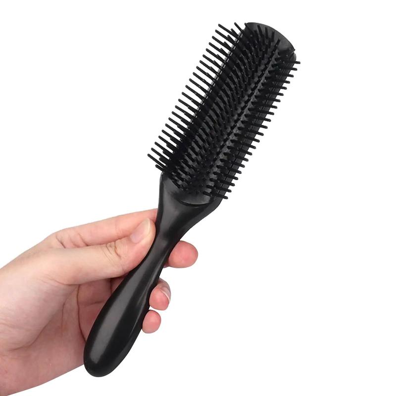 Detachable Design Hair Brush, Nine Row Comb Teeth Hair Comb, Massage Comb, Heatless Special Hair Styling & Haircare Comb for Women & Men Hair Care 3