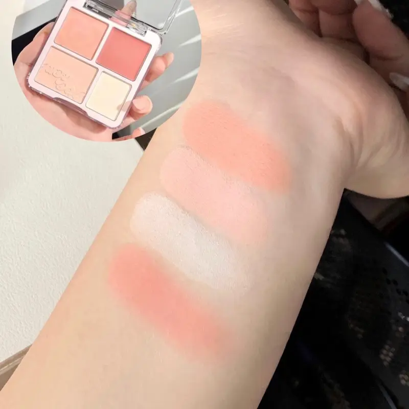 ￼[JUDYDOLL] Phấn Má Hồng Judydoll 4 Ô Màu Má Hồng Kem Và Nắt Sáng Tự Nhiên Làm Sáng Gương Mắt Cho Mọi Tone Da 9g 4