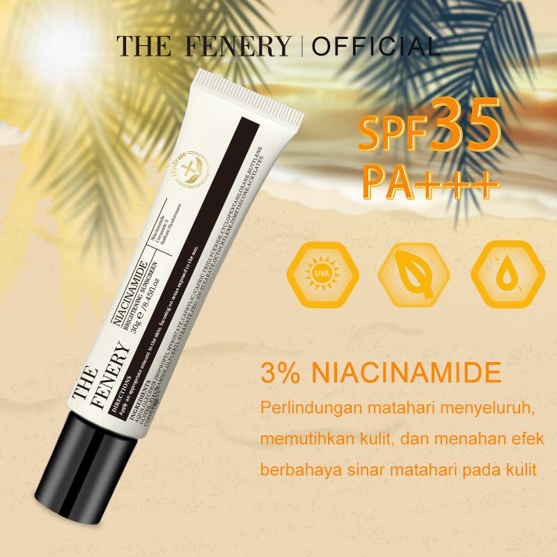 The Fenery 5pcs AHA Centella  Toner & Salicylic Acid Cleanser & Niacinamide Brightening Serum & Niacinamide Whitening Sunscreen & Ceramide Cream - Facial Wash Jerawat Ceramide Moisturizer Wajah Niacinamide Brightening Suncreen Serum Toner Wajah Pencerah 7
