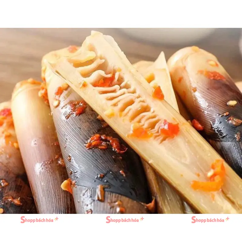 Măng Trúc cay Tứ Xuyên ngâm ớt đỏ 400g, đồ muối chua ăn vặt kèm các loại mỳ bún ốc Lý Tử Thất 3
