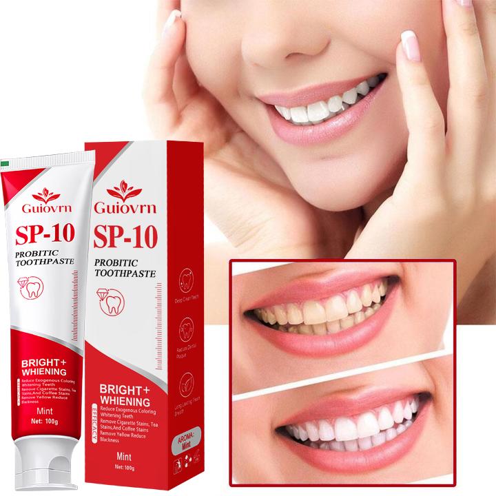 SP-10 Probiotic Whitening Toothpaste, formulated with probiotics ...