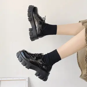 Minangstuff Lexa Sepatu Pantopel Wanita Hitam Polos Sepatu Docmart Wanita 037