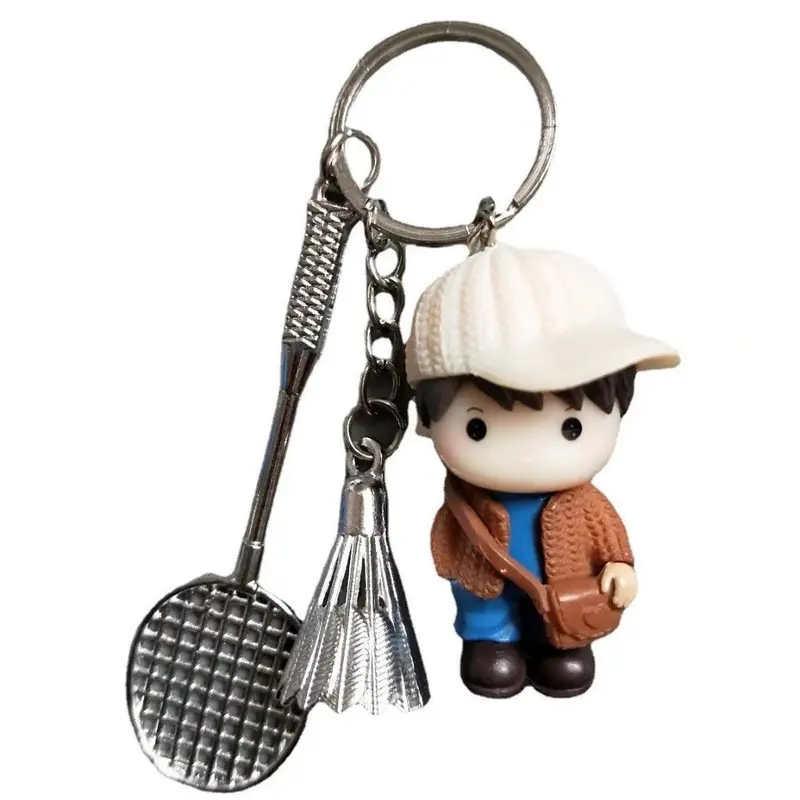 Móc khóa cầu lông siêu dễ thương 0