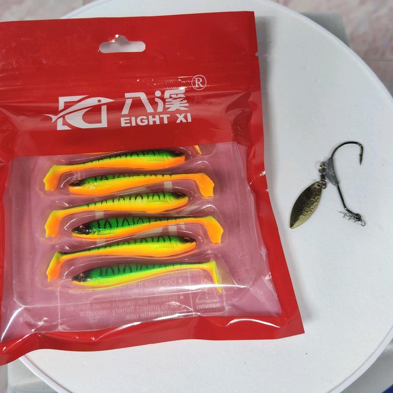  Mồi Mềm NFF + Lưỡi Độ Chuyên Câu Lure Bắt Cá Đi Câu Câu Cá Fishing 