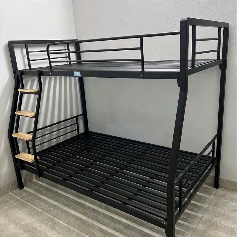 GIƯỜNG SẮT HAI TẦNG TRÊN 1M DƯỚI 1M2, SẮT VUÔNG 4X4 GIÁ CỰC RẺ 0