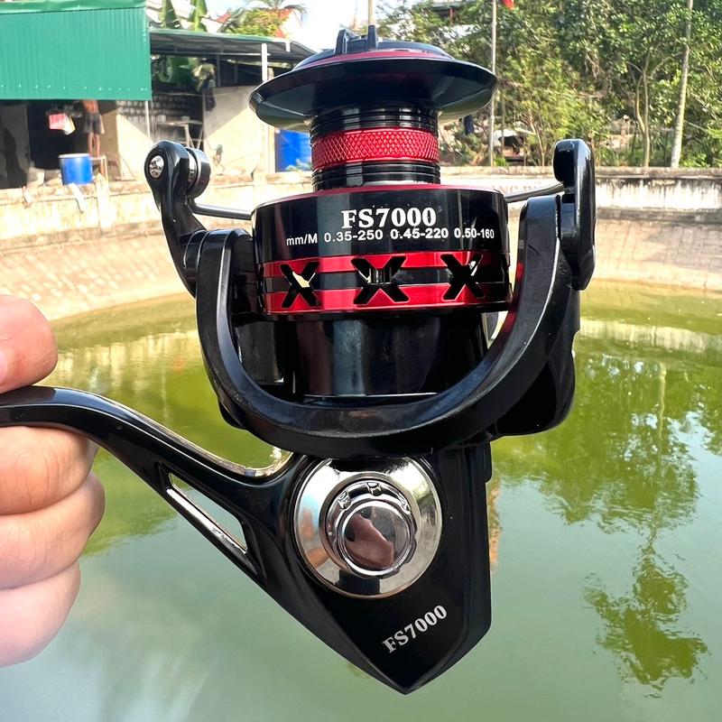 Máy Câu Cá Cối Bánh Răng Kim Loại F- S 2000-7000 Dùng Câu Lure Câu Lăng Xê Câu Cá Tự Nhiên Bắt Cá Đi Câu Fishing Tay Quay