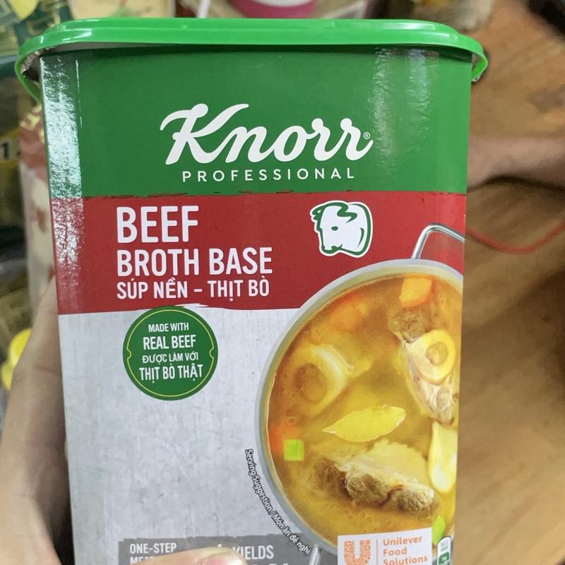 Súp nền thịt bò hộp 1,5kg knorr
