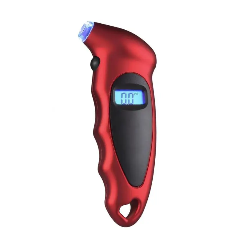 Digital Tire Pressure Gauge, 150 PSI 4 Settings Tire Pressure Gauge with Backlit LCD & Non-slip Grip, Universal Car Accessories for Pressure Check 0