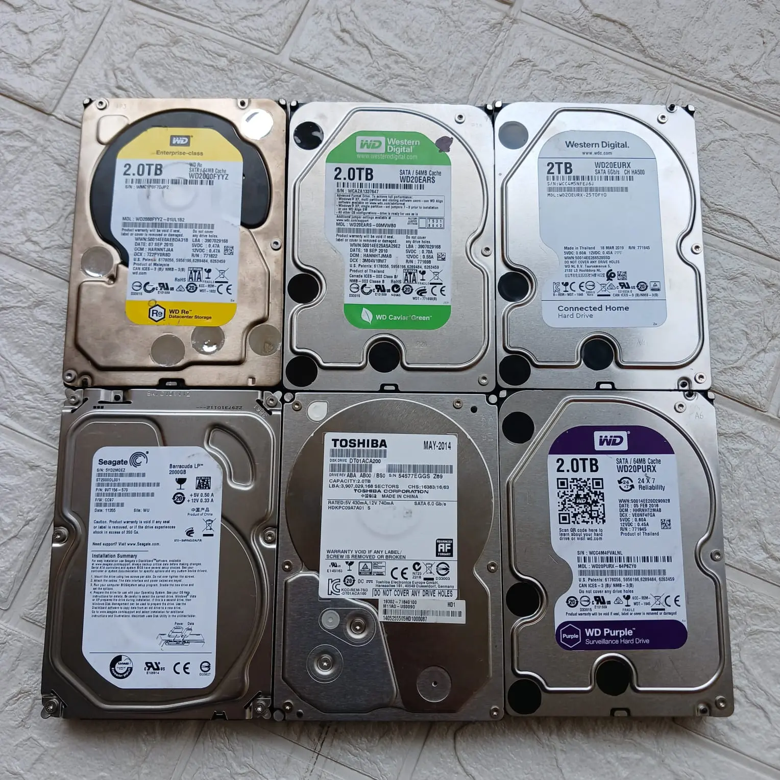 Hard disk PC 3.5'' 2TB Sata Internal