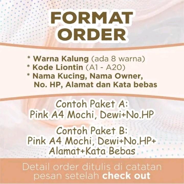 Kalung Kucing Custom Motif Tulang Bisa Riquest nama tinggal chet ke seller nya bisa untuk semua hewan peliharaan kecil atau besar 1