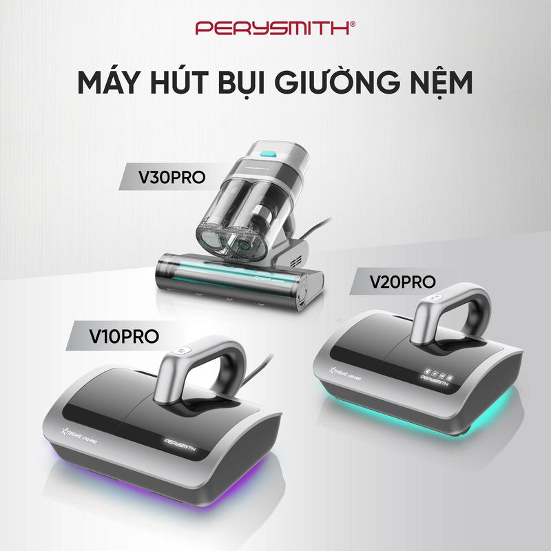 [K] [Bán chạy] Các dòng máy hút bụi giường nệm chuyên dụng PerySmith Làm Sạch sâu Diệt khuẩn