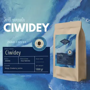 Arabika Ciwidey full wash roasted beans 1kg 500gr 200gr 100gr | biji kopi mateng
