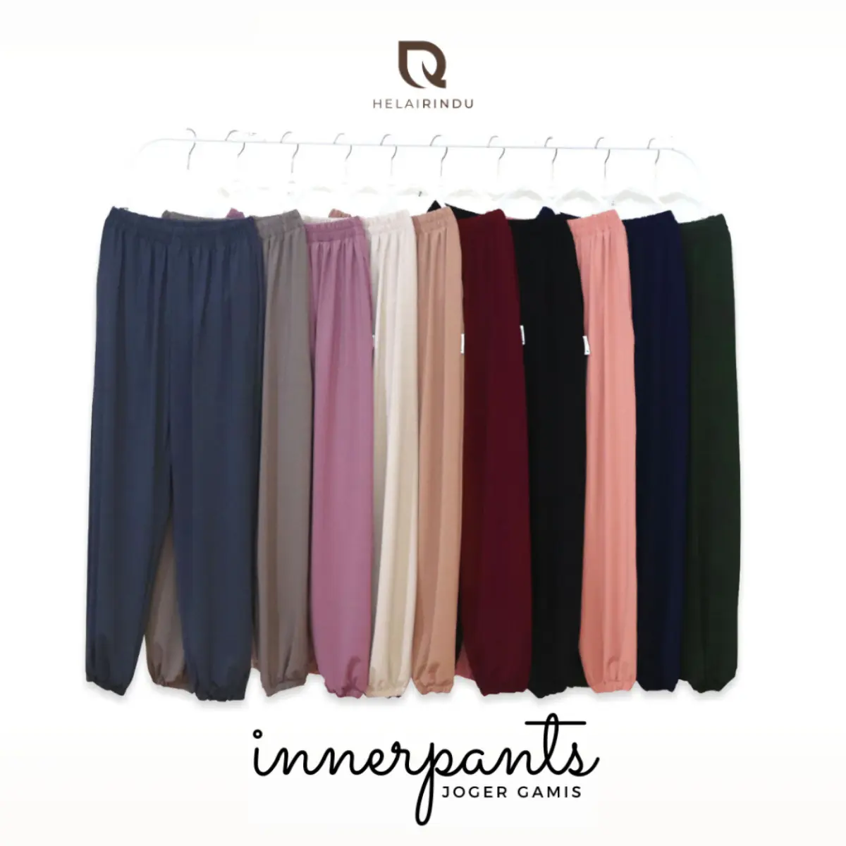 HELAIRINDU - Celana Olahraga Wanita Jumbo Big Size 70 - 100kg | Celana Ibu Hamil Oversize XXL Bahan Jersey Premium Bumil