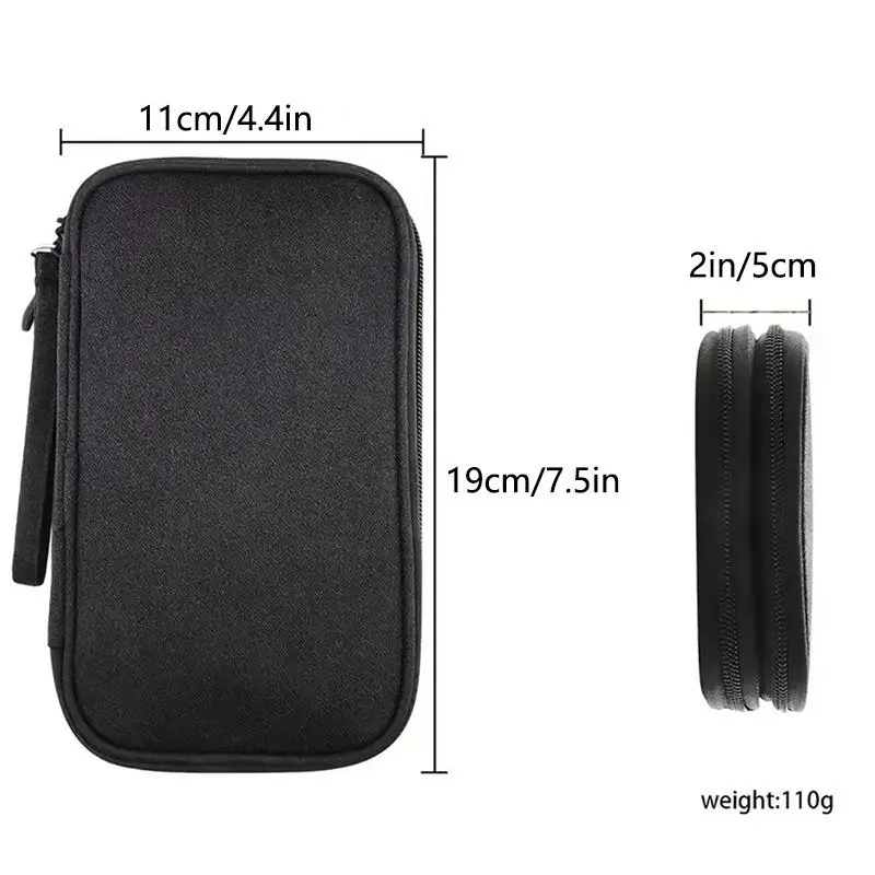 Electronic Accessories Storage Bag, Waterproof Cable Organizer, Travel Essentials Storage Pouch, Easy To Carry Storage Bag for Home & Travel, Travel Gadgets, Durability 2