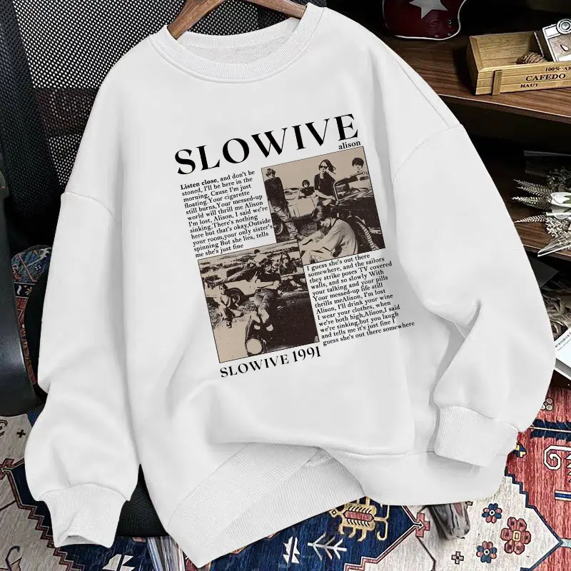 A0990 SLOWIVE Sweater Wanita Oversized Wanita Korea Wanita Modern 100% Katun