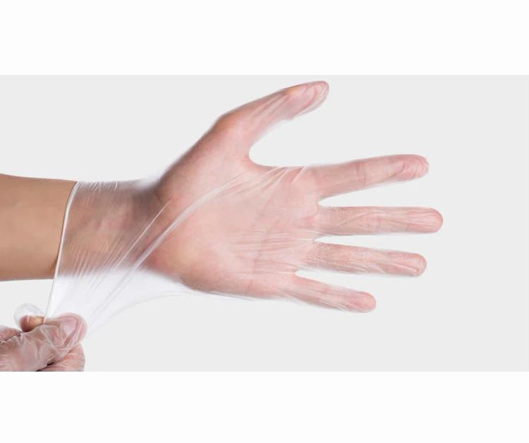Product Introduction of Food Grade Household Cleaning Transparent Pvc Vinyl Disposable Gloves 100pcs 4