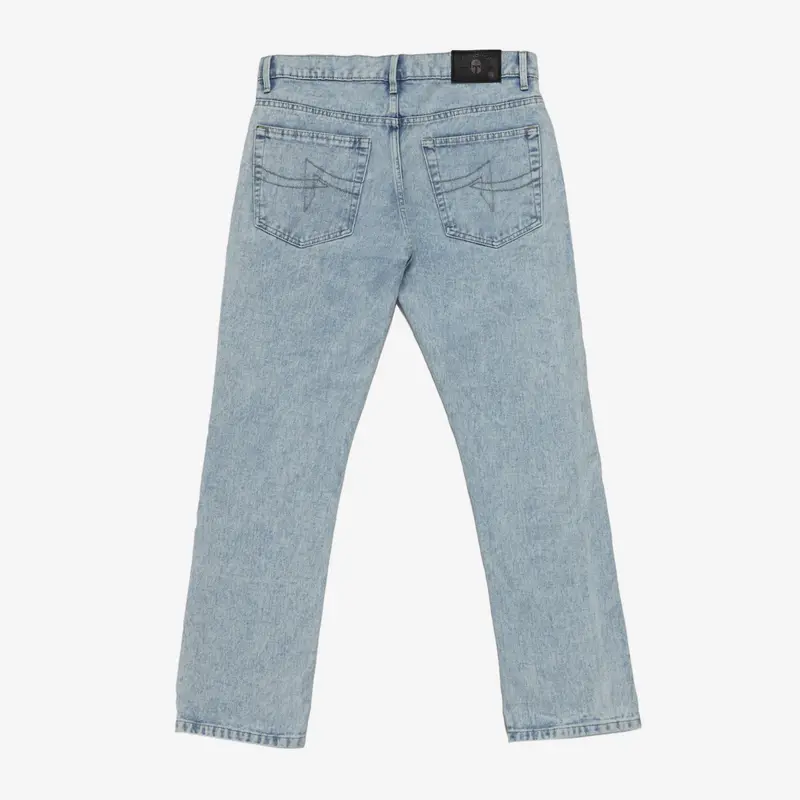 Trondheim Celana Jeans Reguler Denim Flavio Sandwash Biobleach 2