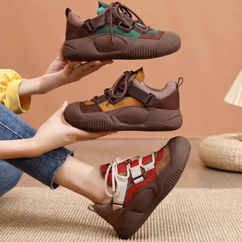 Product Introduction of Dad Shoes, Yuechen, Bộ Sưu Tập Mùa Lò Xo Và Mùa Thu Mới, Dành Cho Nữ, Phổ Biến INS, Dễ Phối Đồ, Thoáng Khí, Đế Mềm, Giày Thể Thao Thường Ngày, Có Sẵn Năm 2025, Bán Chạy Cửa Hàng 1