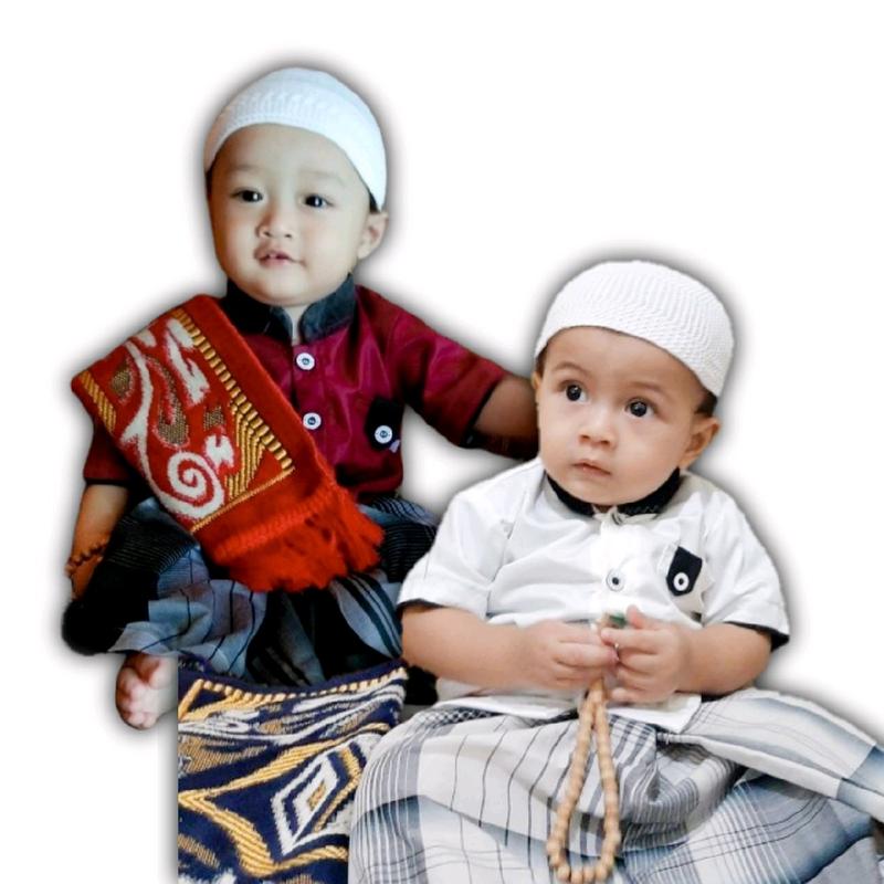 Sarkoci, Baju koko Bayi, untuk usia 0-6, 6-12 bulan, 1 -2 tahun, Bahan Kain Toyobo Import, Sarung Asli Wadimor 8