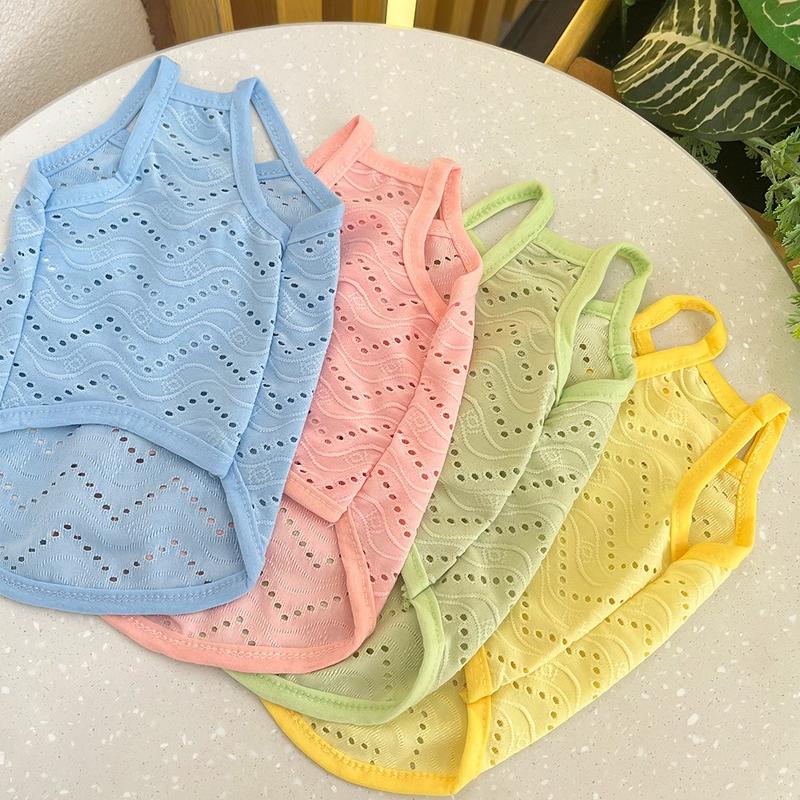 Product Introduction of Quần áo cho chó, Bảy Pet, cho Shih Tzu, lưới thoáng khí, áo vest cho thú cưng, áo phông cho mèo mùa hè, quần áo cho chó Con đơn giản 12
