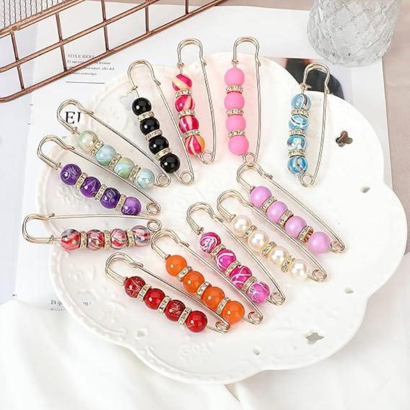 Trâm Cài Thời Trang Hàn Quốc, 2-18 CÁI / BỘ, Ghim Cài Perdible Chống Lộ, Trâm Cài, Khóa, Thắt Lưng, Kẹp Cổ Áo, Thích Hợp Cho Váy, Quần Dài, Quần, Khăn Trùm Đầu, Thời Trang Women Nữ 7