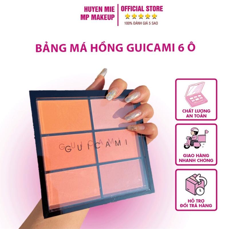 Bảng má hồng Guicami 6 ô