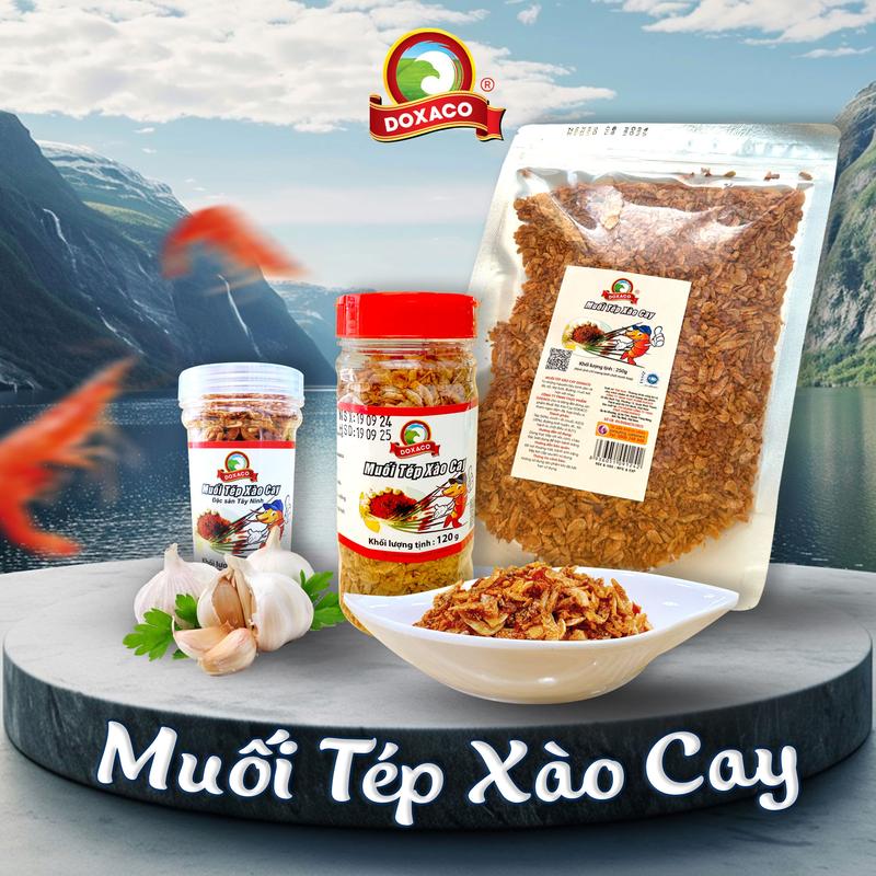 Product Introduction of Muối Tép Xào Cay Doxaco Tăng Hương Vị Cho Xôi, Cơm, Cháo, Bánh Tráng Shrimp Salt Gia Vị Cay 1