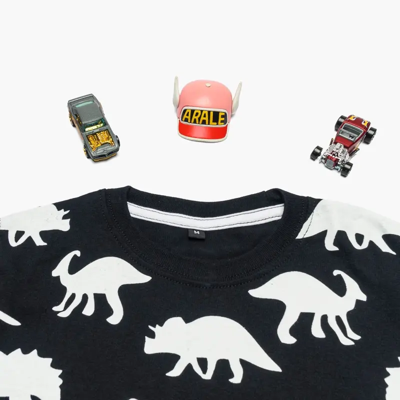 Kaos Full Print Anak Motif Dino 1-5 tahun Katun 3
