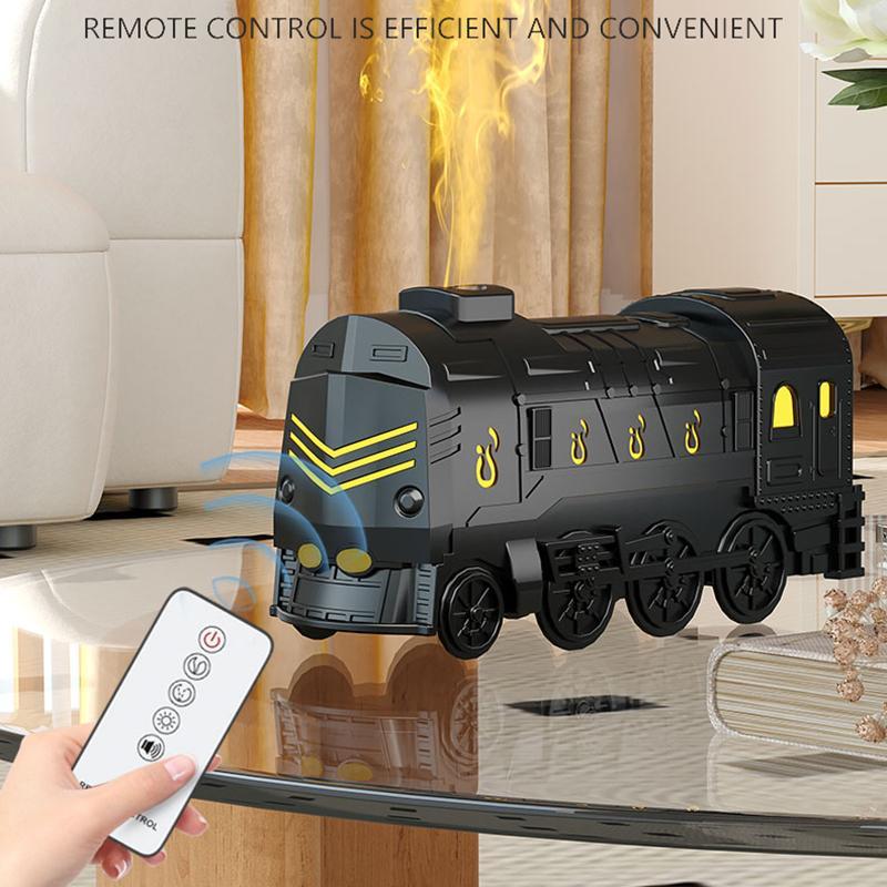 Product Introduction of Train Design Aromatherapy Machine, 300ML Ultrasonic Train Design Humidifier, Creative Essential Oil Diffuser, Desktop Decoration for Home Office 6