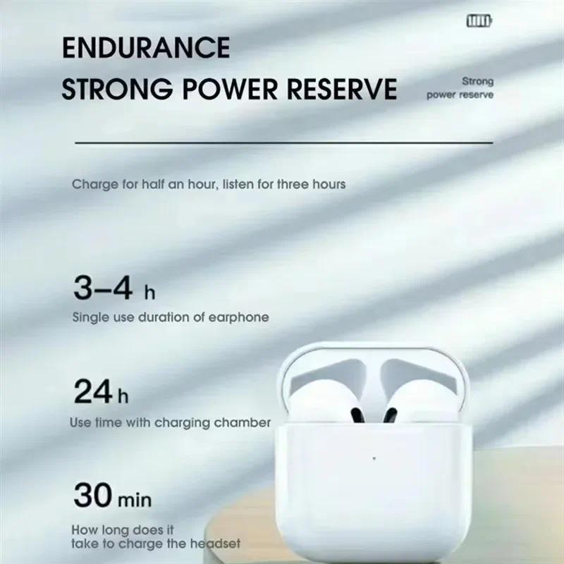 Tai Nghe Bluetooth, Pro4 TWS, Âm Thanh Nổi 9D, Tai Nghe Không Dây, Tai Nghe Trong Tai, Tai Nghe HiFi, Tai Nghe Rảnh Tay, Có Micro, Tương Thích Với Xiaomi 5