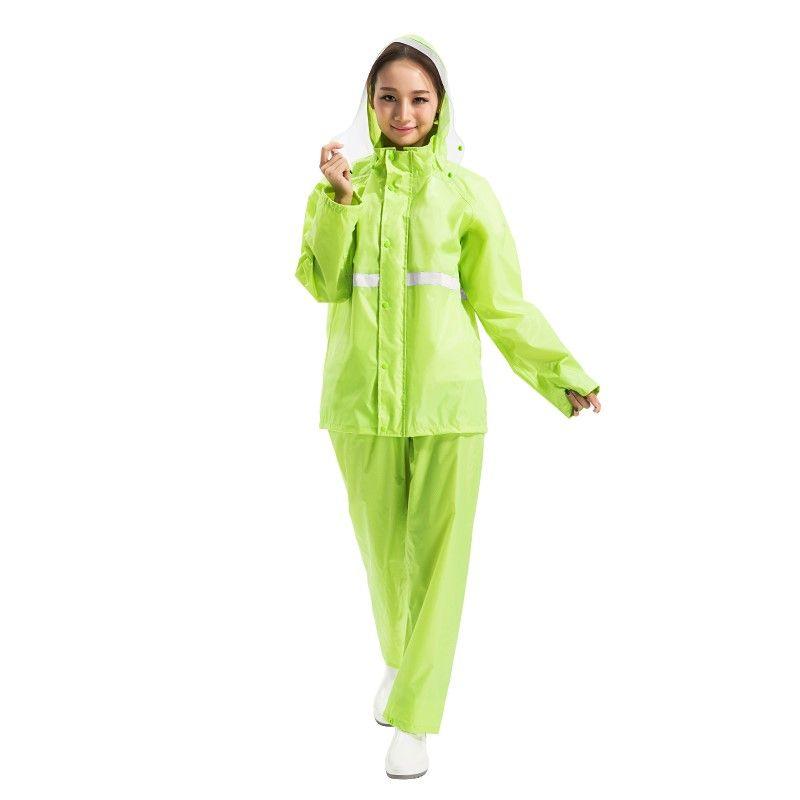 Product Introduction of Raincoat Rain Pants Suit Anti-Rainstorm Men's Hiking Portable Reflective Construction Site Delicate Split Fishing Raincoat 26