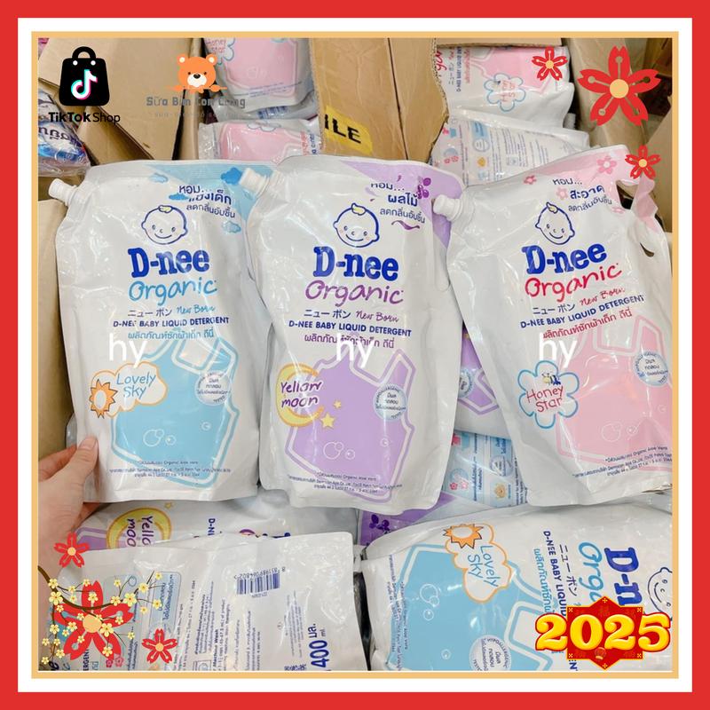 Nước giặt Dnee túi 550ml và 530ml Thái Lan chính hãng an toàn cho bé sơ sinh chăm sóc nhẹ nhàng và hương thơm dịu nhẹ