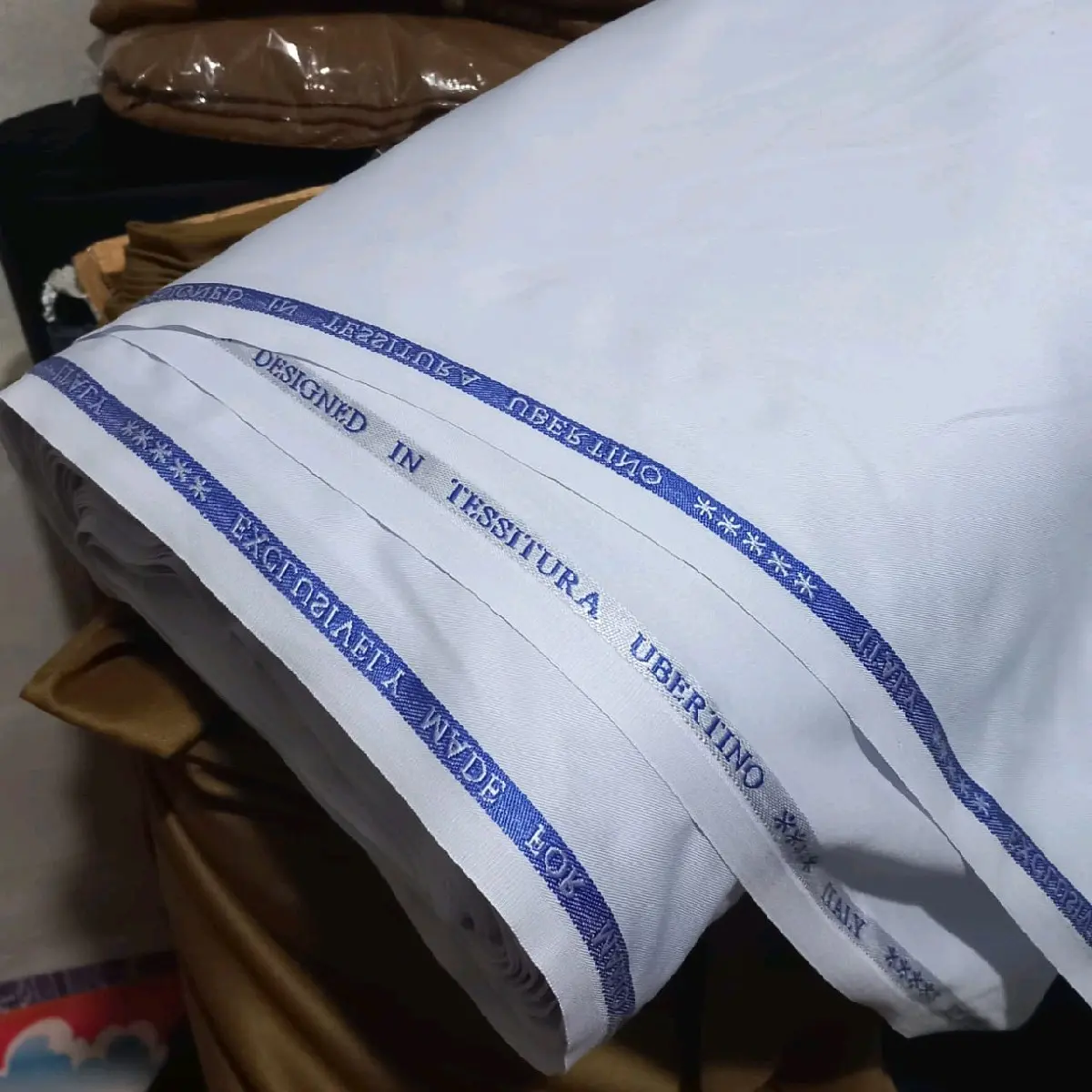 Kain Bahan Setelan Seragam Pemda,PDH, ASN wol katun premium Putih