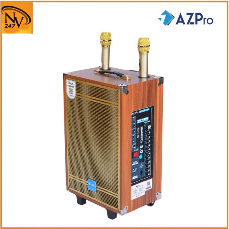  Loa Kẹo Kéo AZ V13 Vàng 2025  Bluetooth Hát Karaoke Bass 30 Thùng Gỗ - Củ Loa Nghe Nhạc loa  kéo 