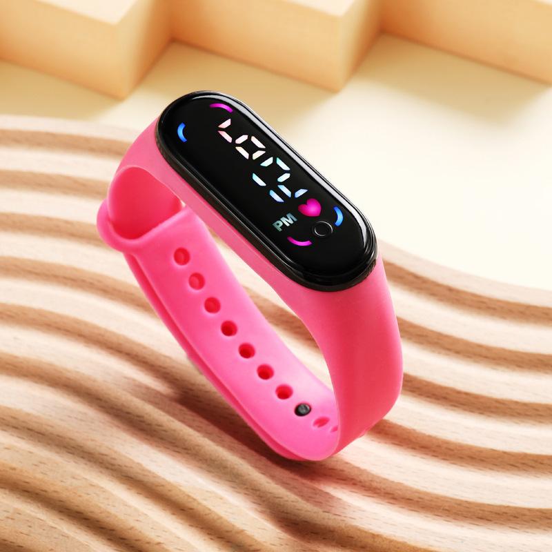Product Introduction of Wholesale New Multi-Function Luminous Waterproof Touch Electronic Watch for Students LED Electronic Wristwatch Wholesale 9
