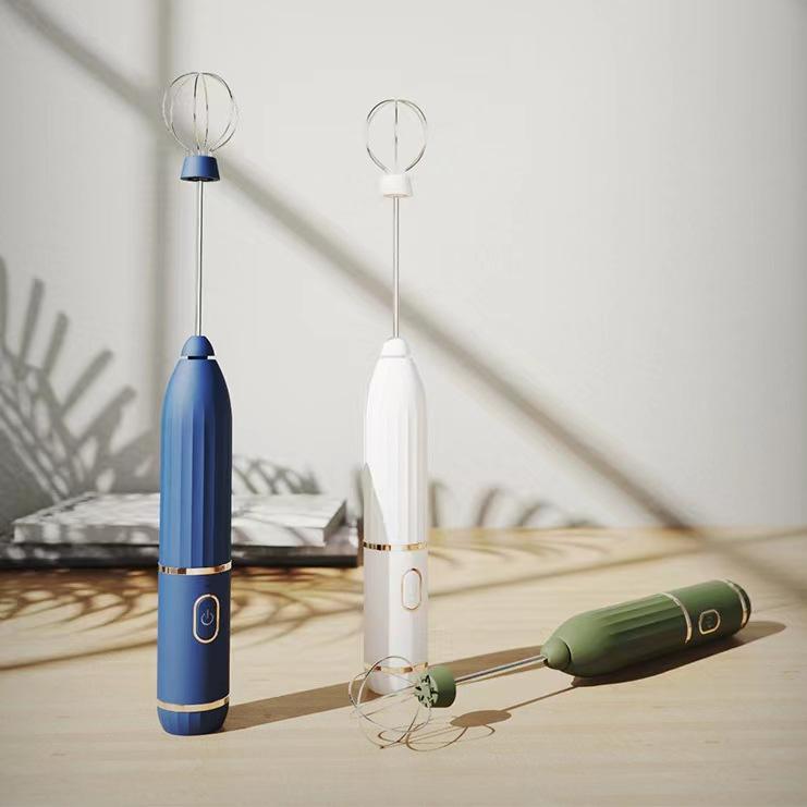 Handheld Electric Egg Beater Household Milk Frother Baking Coffee Wireless Frother Wireless Egg White Whisk 0