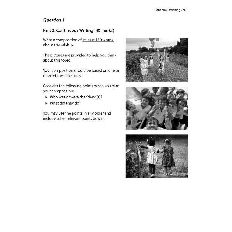 Product Introduction of Casual Upper Primary English: Intensive Practice Continuous Writing Volume 1/Singapore Syllabus/ Assessment Books 3