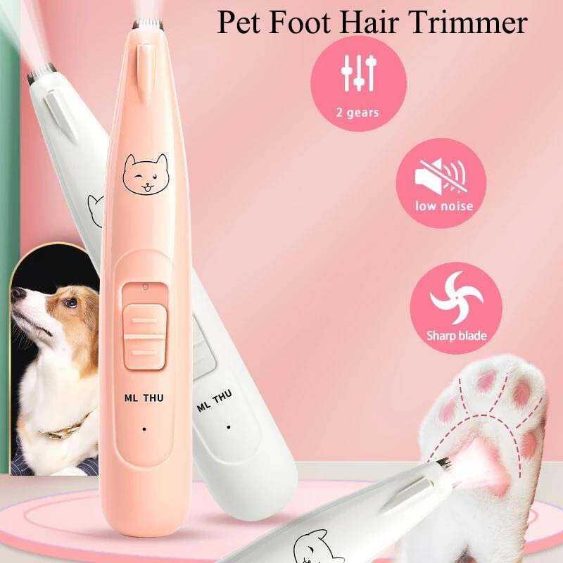 Product Introduction of Pet Foot Eyes Hair Trimmer Professional Dog Grooming Clippers Cat Paw Cutter For Dogs Hairdressing Supplies 0
