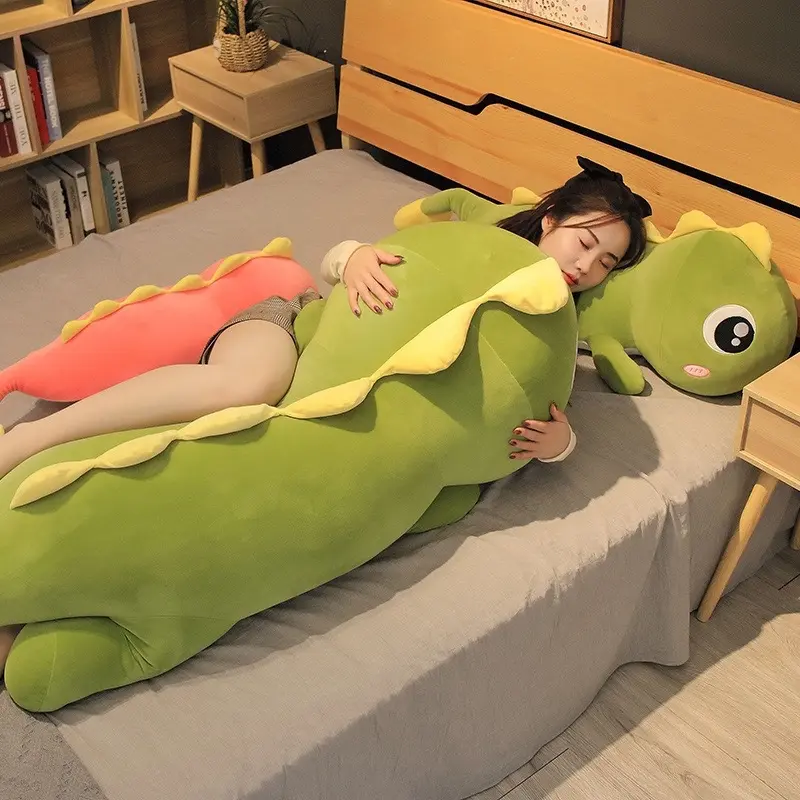 Gấu bông khủng long mắt lồi khổng lồ size 1m8, vải co giãn 4 chiều cao cấp [RREESHIP] Thú Bông Thú Nhồi Bông Đồ Chơi Toy Phát Nhạc