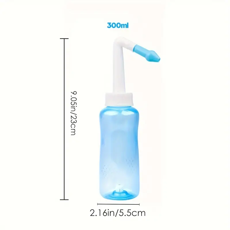 Bình rửa mũi, Bình rửa xoang Nét cho chăm sóc mũi, Viêm mũi dị ứng, Chống cảm lạnh, Chữa bệnh cúm, Không chứa BPA, Dễ làm sạch, Cầm Tay, Dung tích 300 / 500ml, Đồ dùng Giáng sinh, Dụng cụ làm sạch, 1 cái 4