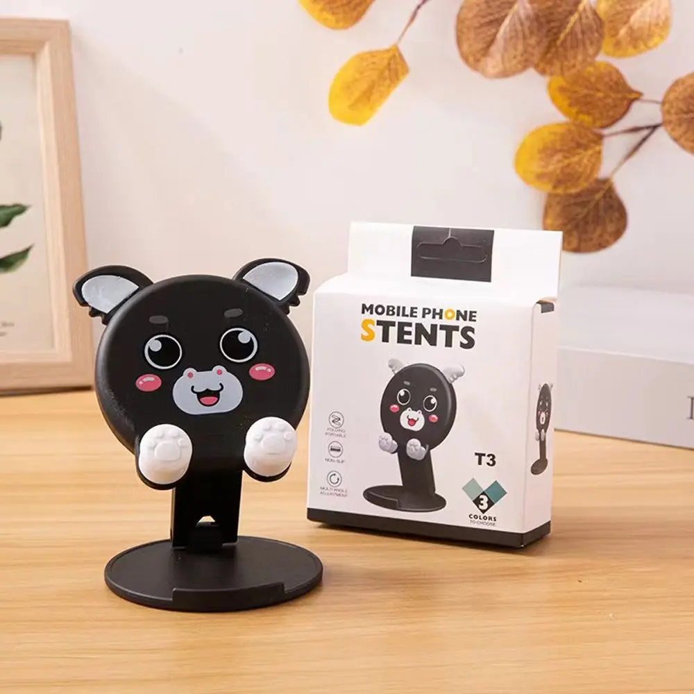 Creative Foldable Pig Cartoon Animal Tiger Phone  Accessories Mobile Phone Bracket Tablet Holder Mobile Phone Holder Desktop Stand