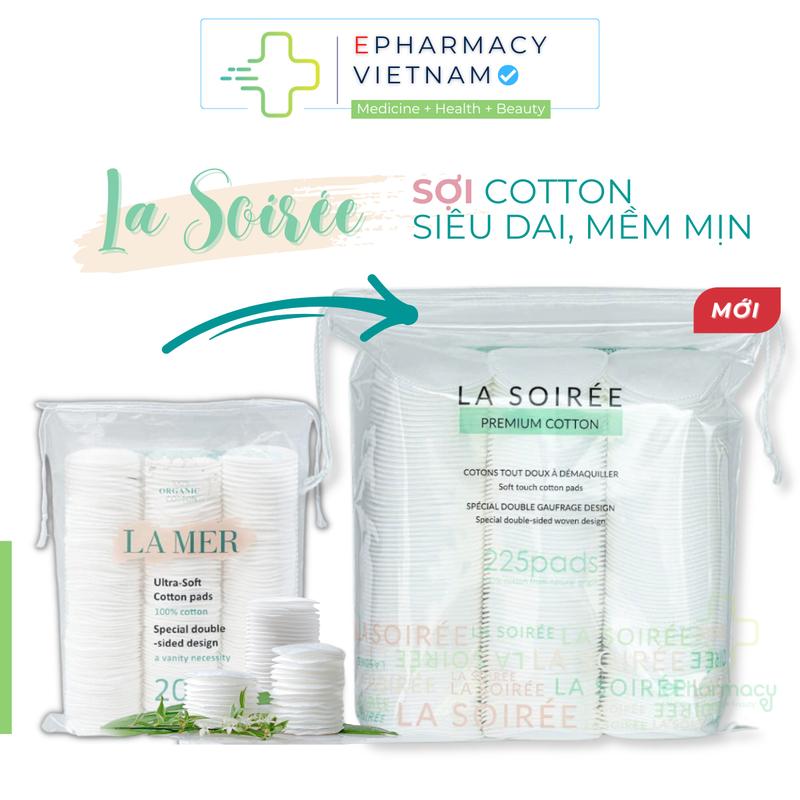 Bông Tẩy Trang LASOIRÉE Premium Cotton & Nước Tẩy Trang L'OREAL PARIS Xám 95ml