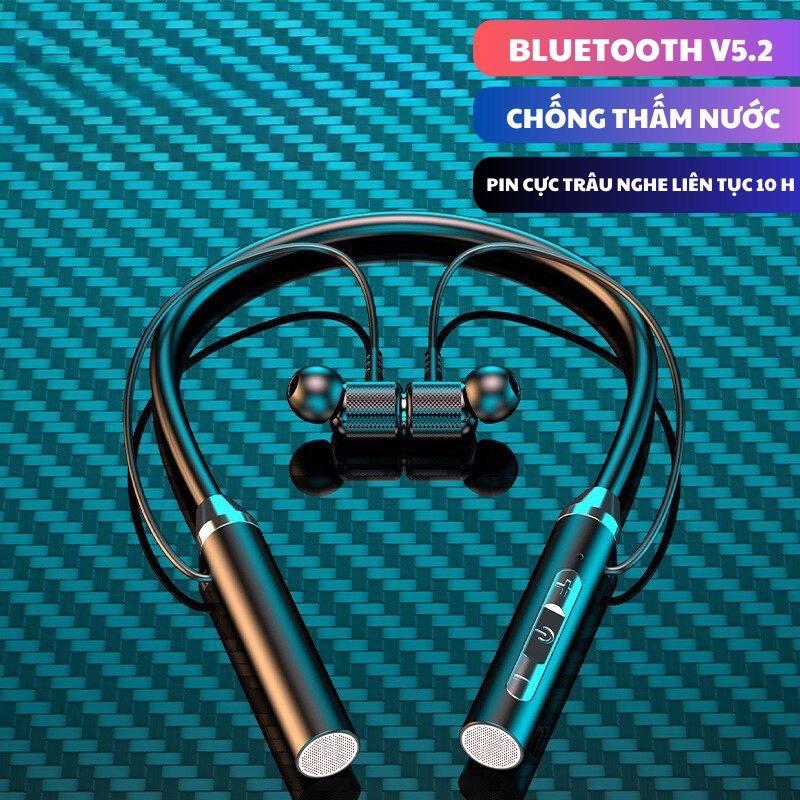 Tai Nghe G01 Bluetooth đeo cổ Không Dây HiFi Thể Thao , Chống Thấm Nước , pin trâu Nghe Nhạc